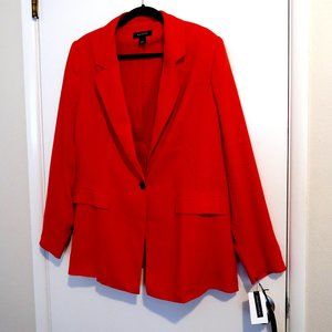 Polished Red Blazer (Halogen 1X - With Tags)